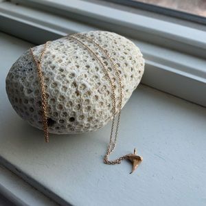 Catbird 14k rose gold thorn necklace